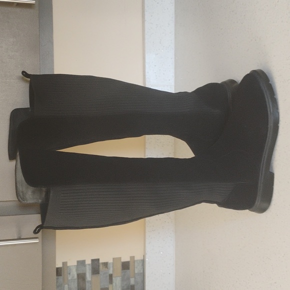 ANTONIO MELANI Black Over the Knee Boots Size 11 Women - Picture 4 of 10